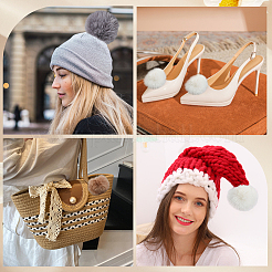 10 шт. Мягкий помпон из искусственного меха кролика 10 цветов&nbsp;DIY-CY0001-87