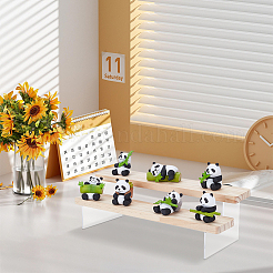 2-stufiger Acryl-Modellspielzeughalter zum Aufstellen als Display&nbsp;ODIS-WH0025-205A