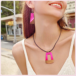 20шт 10 стиля подвески из смолы и дерева&nbsp;WOOD-TA0002-67B