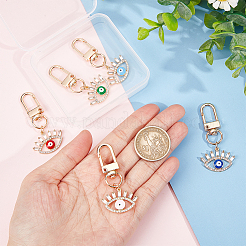 5 шт. 5 цвета эмалевые подвески от сглаза&nbsp;KEYC-AR0001-18