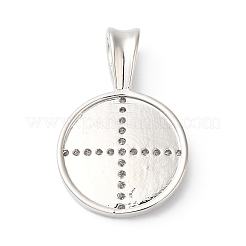 Стойки обшивки латунь микро проложить Циркон подвеску&nbsp;KK-R143-04P