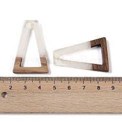 Подвески из смолы и дерева WOOD-F015-10D