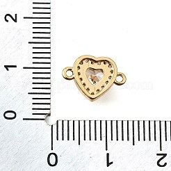 Латунные прозрачные подвески из кубического циркония&nbsp;KK-U065-08G