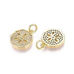Adornos de latón micropavé de circonia cúbica&nbsp;KK-N287-38G