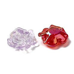 Прозрачные акриловые бусины с УФ-покрытием&nbsp;MACR-G064-05