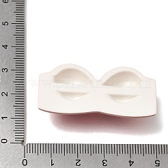 オペーク樹脂カボション  ビキニトップ  ミックスカラー  22x44.5x8.5mm&nbsp;RE-CBAB90C-01A