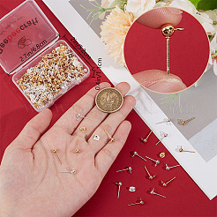 100 шт. 2 цвета фурнитура для сережек-гвоздиков из нержавеющей стали 304 STAS-BBC0006-06