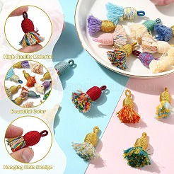 16 шт. 16-х цветные хлопковые подвески-кисточки&nbsp;FIND-YW0010-28