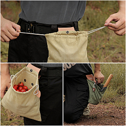 2 borsa portautensili pieghevole in tela e pelle PU da 2 colori&nbsp;ABAG-GF0001-13B