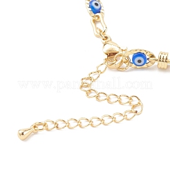 Bracciali con catene a maglie in ottone placcato oro&nbsp;BJEW-JB06060