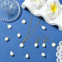 12 шт. 3 стиля подвески-цветы из натуральной ракушки&nbsp;KK-CJ0003-83