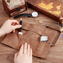 Сумки для хранения часов с 5 отделением для ворса DIY-WH0430-782