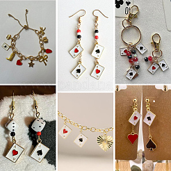 60шт 2 стиля подвески из сплава с эмалью&nbsp;ENAM-SC0006-64