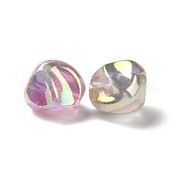 Placcatura uv arcobaleno iridescente perline glitterate in plastica abs&nbsp;KY-G025-11