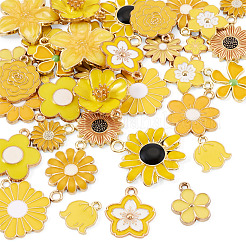 Colgantes de esmalte de aleación 36pcs 18 estilos&nbsp;ENAM-TA0004-07