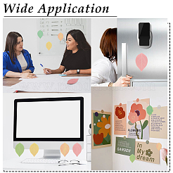 6 шт. 6-х цветные бумажные листочки для заметок&nbsp;AJEW-ME0001-25