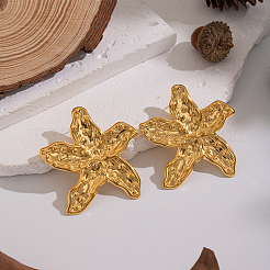 Серьги-гвоздики в форме морской звезды из нержавеющей стали 304&nbsp;FR8971