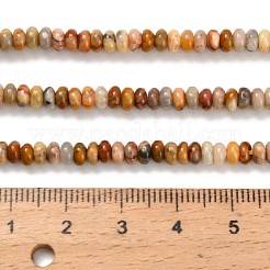 Природные сумасшедший агат бисер нитей G-Z110-B34-2x4mm