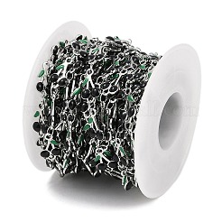 Цепи из нержавеющей стали 304 с эмалированными вишневыми звеньями CHS-M007-01P-02