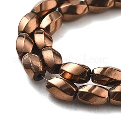 Гальванические нити из синтетических немагнитных гематитовых бусин G-P545-G02-02D