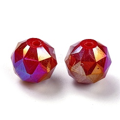 Гальванические непрозрачные стеклянные бусины&nbsp;EGLA-B003-02A-04