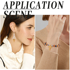 100шт деревянные подвески WOOD-SC0001-51