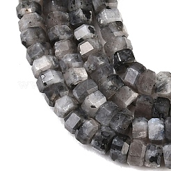 Натуральные нити бус из ларвикита&nbsp;G-G345-C05-2x4mm