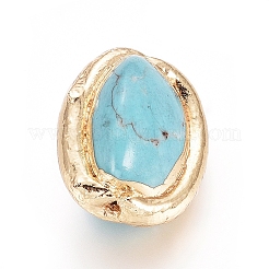 Perle di Howlite naturale&nbsp;TURQ-G150-02G