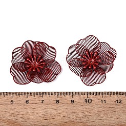 Capuchons de perles en fer peints au pistolet&nbsp;IFIN-N013-05A