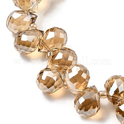 Гальваническим стеклянные бусины&nbsp;EGLA-K062-01B-PL01