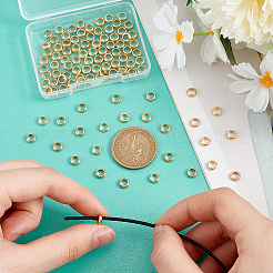 100 шт. Европейские бусины из нержавеющей стали 201 STAS-UN0059-47