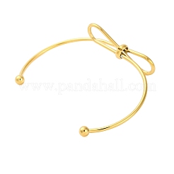 Ионное покрытие (ip) 304 нержавеющая сталь манжеты браслеты для женщин&nbsp;STAS-P373-05G