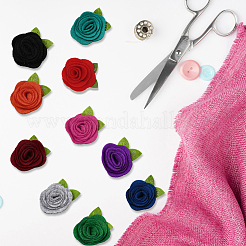 40 шт. 10-х цветные нетканые аксессуары для цветов&nbsp;DIY-CY0001-73B