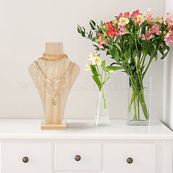 3 сумка 3 стиля подвески из дерева в форме бюста подставки для ювелирных изделий ODIS-DC0001-10