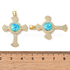 Стойки обшивки латунь микро проложить Циркон подвеску&nbsp;KK-P268-17G-G