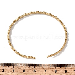 Браслеты-манжеты из нержавеющей стали 304 для женщин&nbsp;BJEW-H635-01G