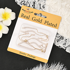 3 шт. латунный прозрачный кубический цирконий квадратный слайдер браслет изготовление&nbsp;BJEW-BBC0001-18