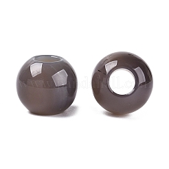 Natürlichen grauen Achat Perlen&nbsp;G-Q608-05C