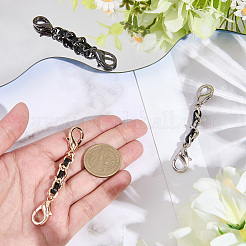 3 шт. 3 цвета pu кожа сплав crub цепь ремень удлинитель для кошелька ремешок для изготовления кошелька&nbsp;PURS-CL0001-11A