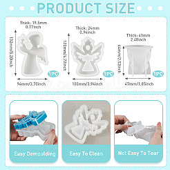 3 stampo in silicone natalizio in 3 stili&nbsp;DIY-TA0015-55