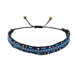 Verstellbare geflochtene Armbänder aus Glasperlen&nbsp;CW1056-2