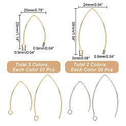Крючки для сережек из нержавеющей стали 304 STAS-UN0015-52