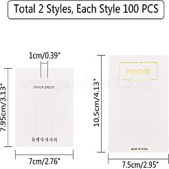 Дисплей картона карточки зажим волос&nbsp;CDIS-CA0001-02