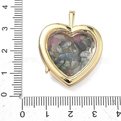 Латунные микропаве прозрачные подвески с фианитом&nbsp;KK-C251-07G-02