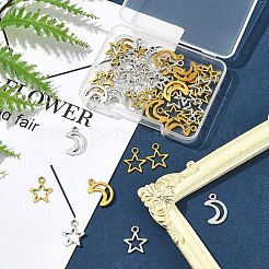 50шт подвески из сплава в тибетском стиле&nbsp;TIBEP-FS0001-30