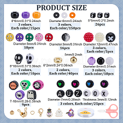 Наборы для изготовления браслетов своими руками на тему хэллоуина DIY-WH0750-047