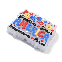 Perles en silicone pour la fête de l'indépendance&nbsp;SIL-E013-01C