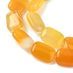 Нити бусин из натурального полосатого агата/полосатого дагата G-B137-B01-01L
