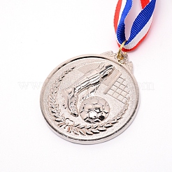 Футбольные медали из цинкового сплава&nbsp;NJEW-WH0017-01P