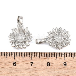 Pendentifs en laiton zircon cubique transparent&nbsp;CU-CBA9AB3-17P